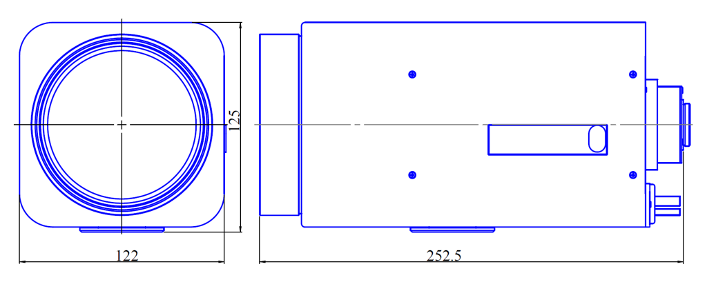 Goyo Optical GAZ10330M technical drawing