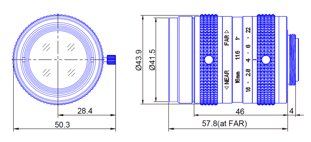 Goyo Optical GM12HR41616MCN technical drawing