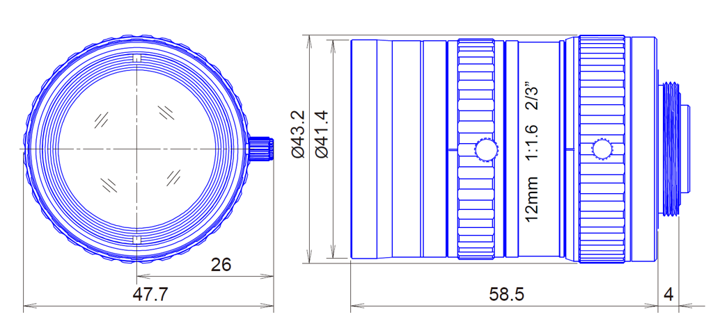 Goyo Optical GM12HR31216MCN technical drawing