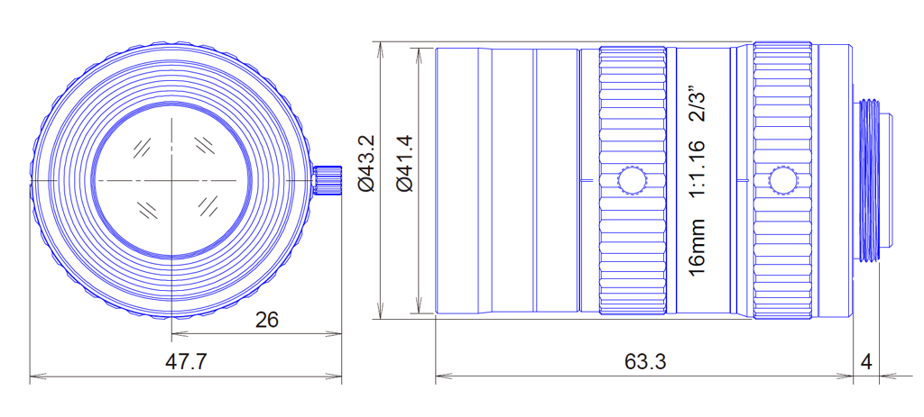 Goyo Optical GM12HR31616MCN technical drawing