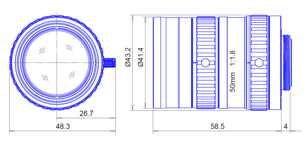 Goyo Optical GM12HR35018MCN technical drawing